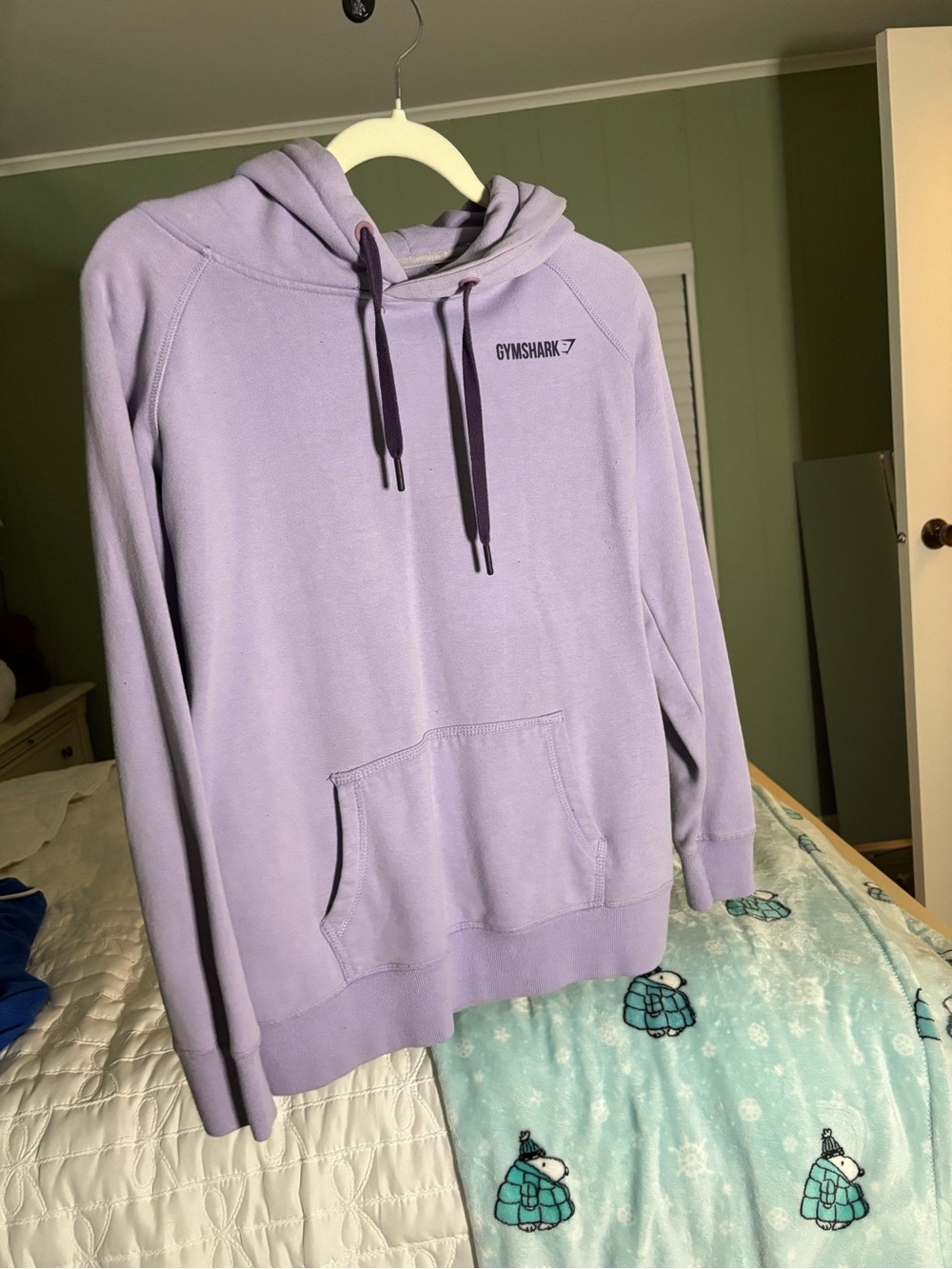 Gym shark purple hoodie